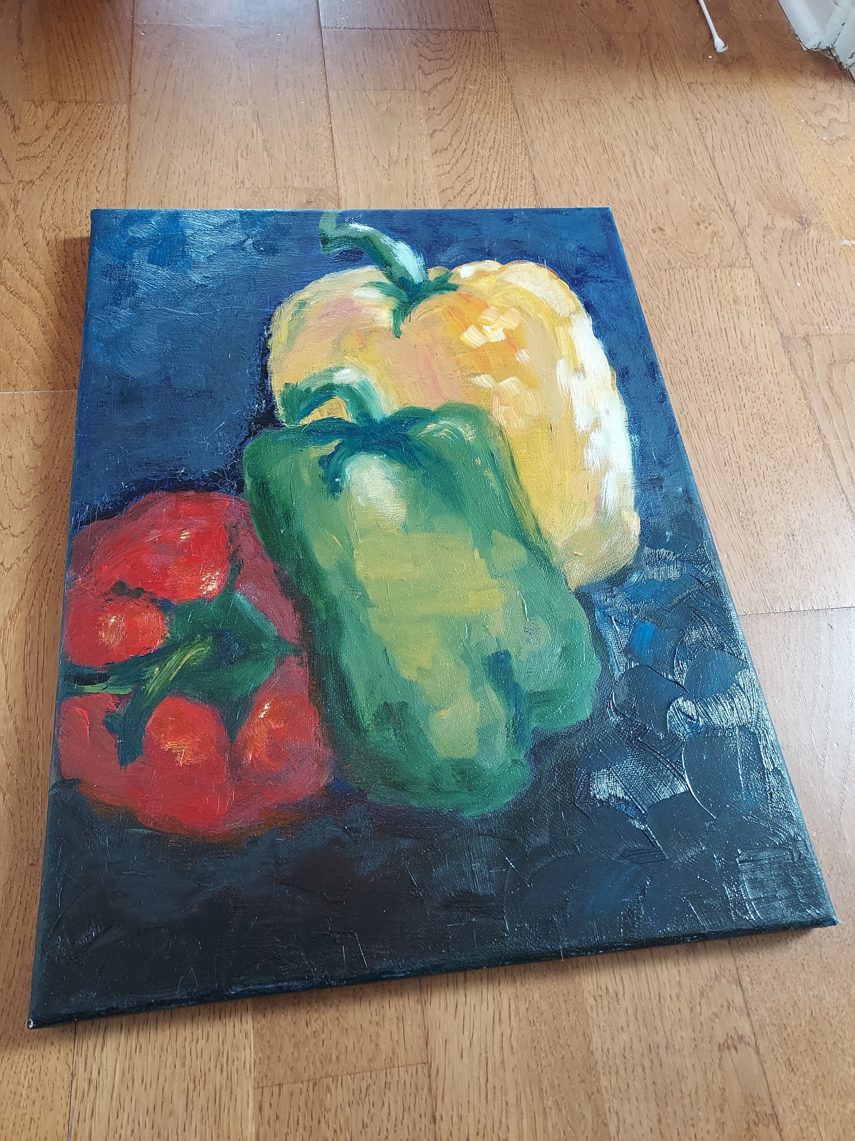 Nature morte poivrons