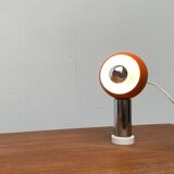 Mid-century space age magnetic clamp table or shelf lamp from the 1960s.