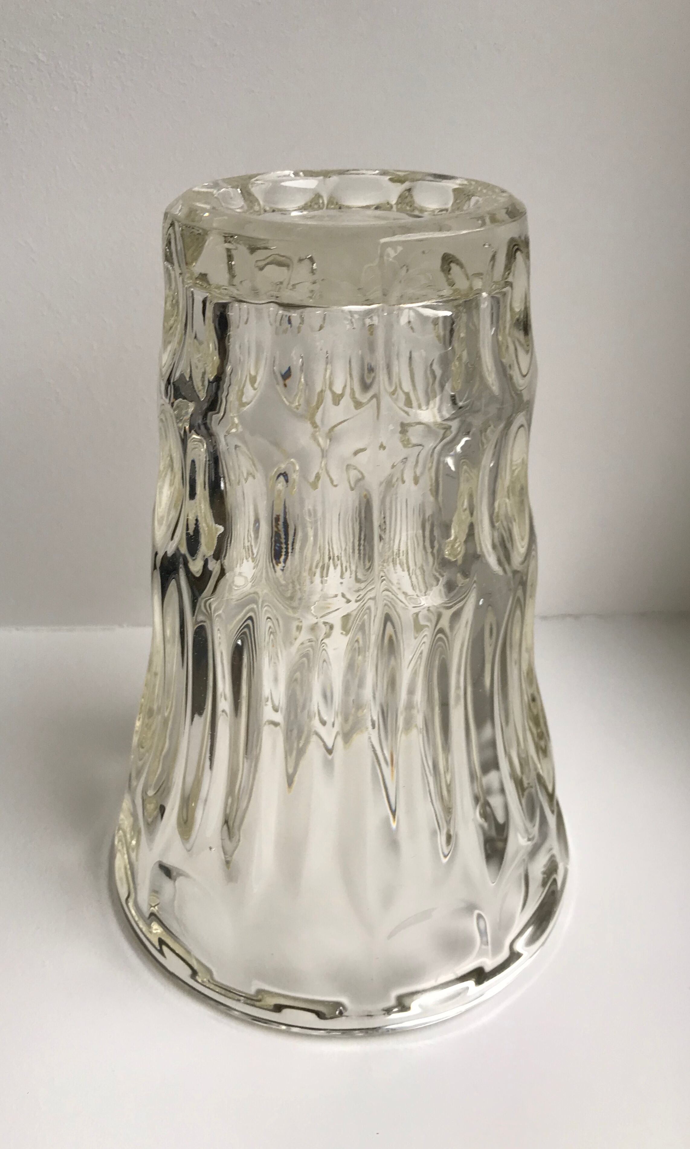 Art deco crystal vase 30s