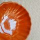 Set of 6 glazed scallop shell ramekins Emile Henry France