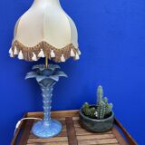 Ceramic palm tree lamp - 70s