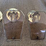 4 vintage wall lamps