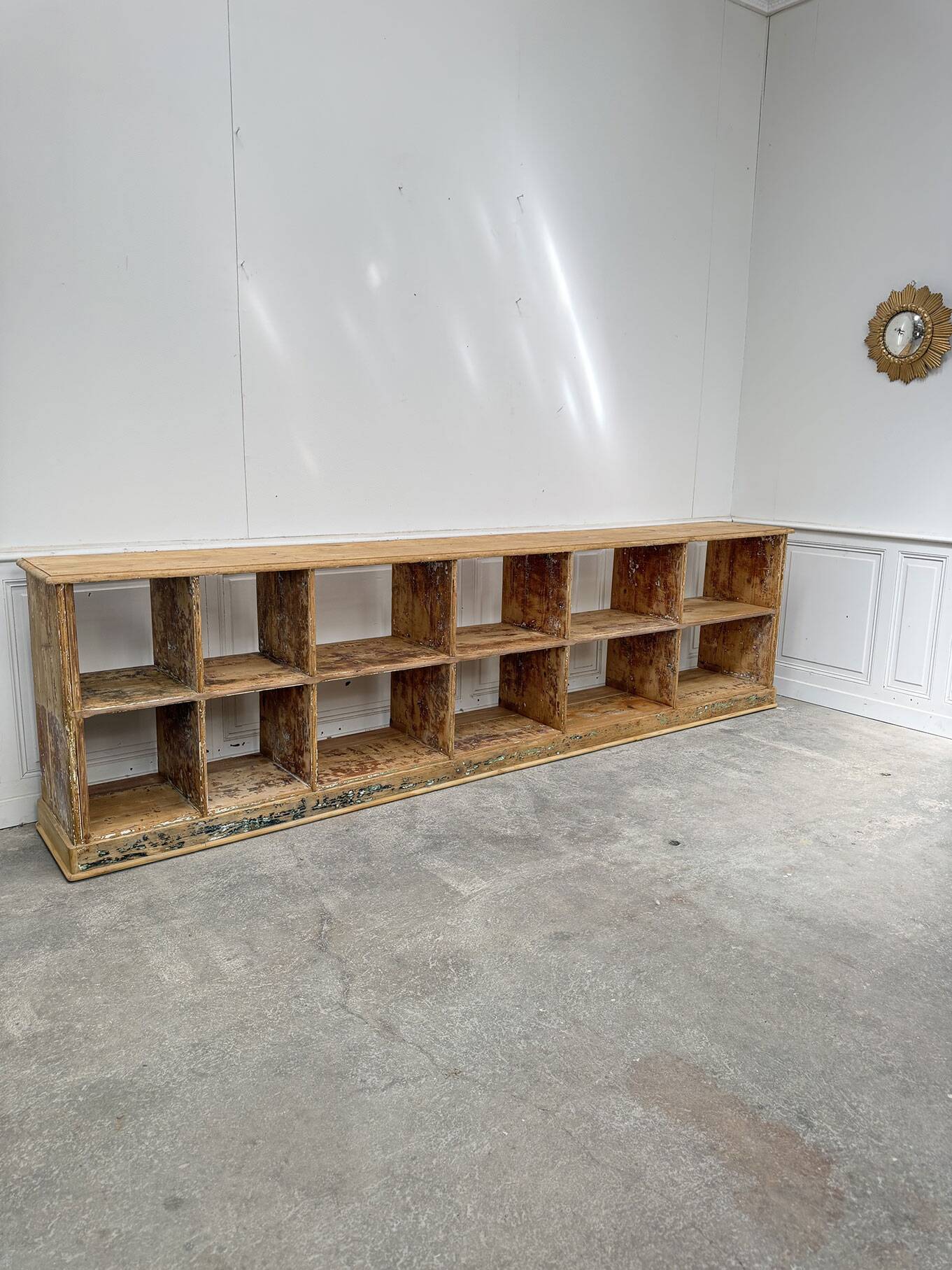 Large shop shelf 1920s sideboard type