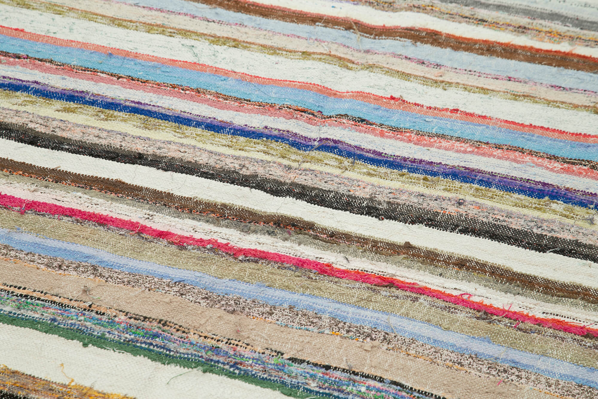 Anatolian handmade bohemian 1970s 156 cm x 319 cm wool kilim