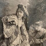 Nicolas Lancret, Le jeu de cache cache, gravure