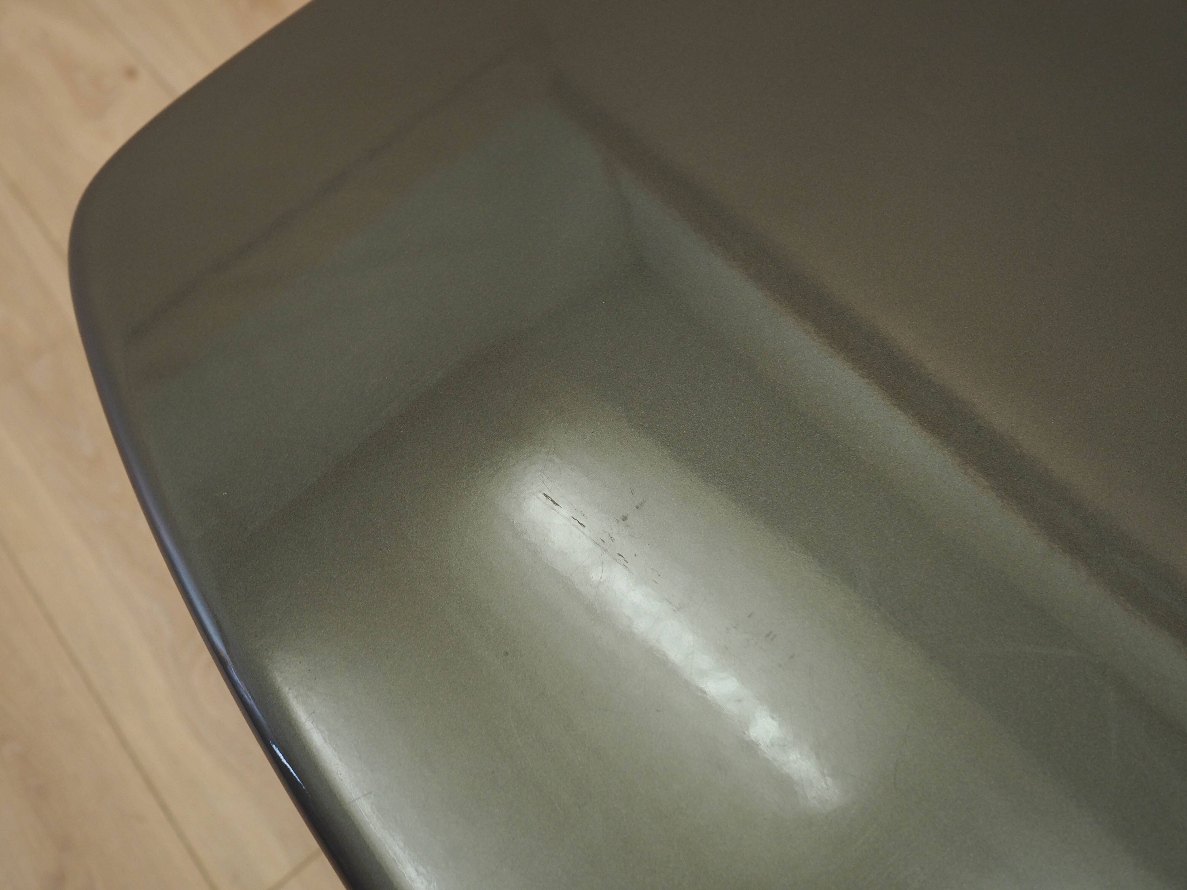 Grey coffee table, Italian design, 1970s, made in Italy