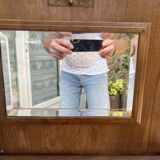 Couturière ancienne en bois