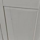 Pair of 19th-century cupboard doors and their frame (1st), woodwork