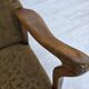 1960s, Danish vintage armchair, furniture wool, beech wood.