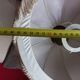 2 white lampshades