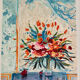 Lithograph (EA) signed by Michel Henry - Bouquet at the Window