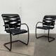 Fauteuils cantilevered Canasta postmodernes italiens par Heron Parigi pour Heron Parigi Design, années 1980, lot de 4