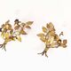 Pair of antique Gilt Italian Sconces – Italy 1960’s