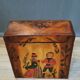 Chest painted with characters