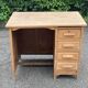 Renovated vintage American desk in raw wood