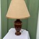 Vintage brown and gold table lamp