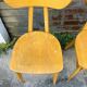 Suite de 6 chaises luterma modèle "Banane"