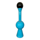Italian blue opaline design vase