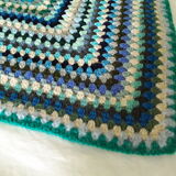 Vintage crochet plaid