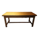 Solid oak farm table
