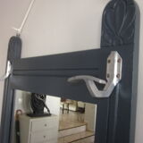 mirror from the 1950s with 2 patères 116x159cm