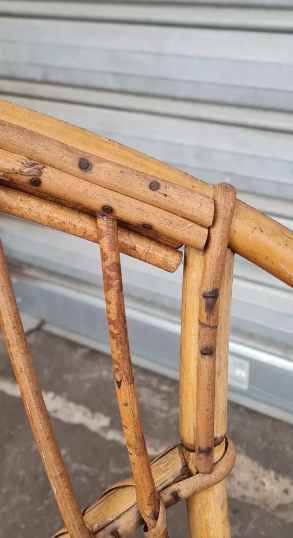 Rattan armchair 1960