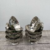 8 stainless steel bowls from the 1970s