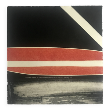 Pierre FICHET, Untitled, c. 1969. Embossed lithograph signed in pencil