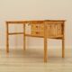 Danish pine desk with adjustable top, 1990s