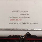 Old typewriter Olivetti Studio 42 40s/50s