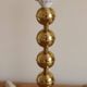 Pair of Vintage Swedish Table Lamps in Polished Brass, Signed Aneta