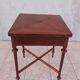 Game table in mahogany late 19th