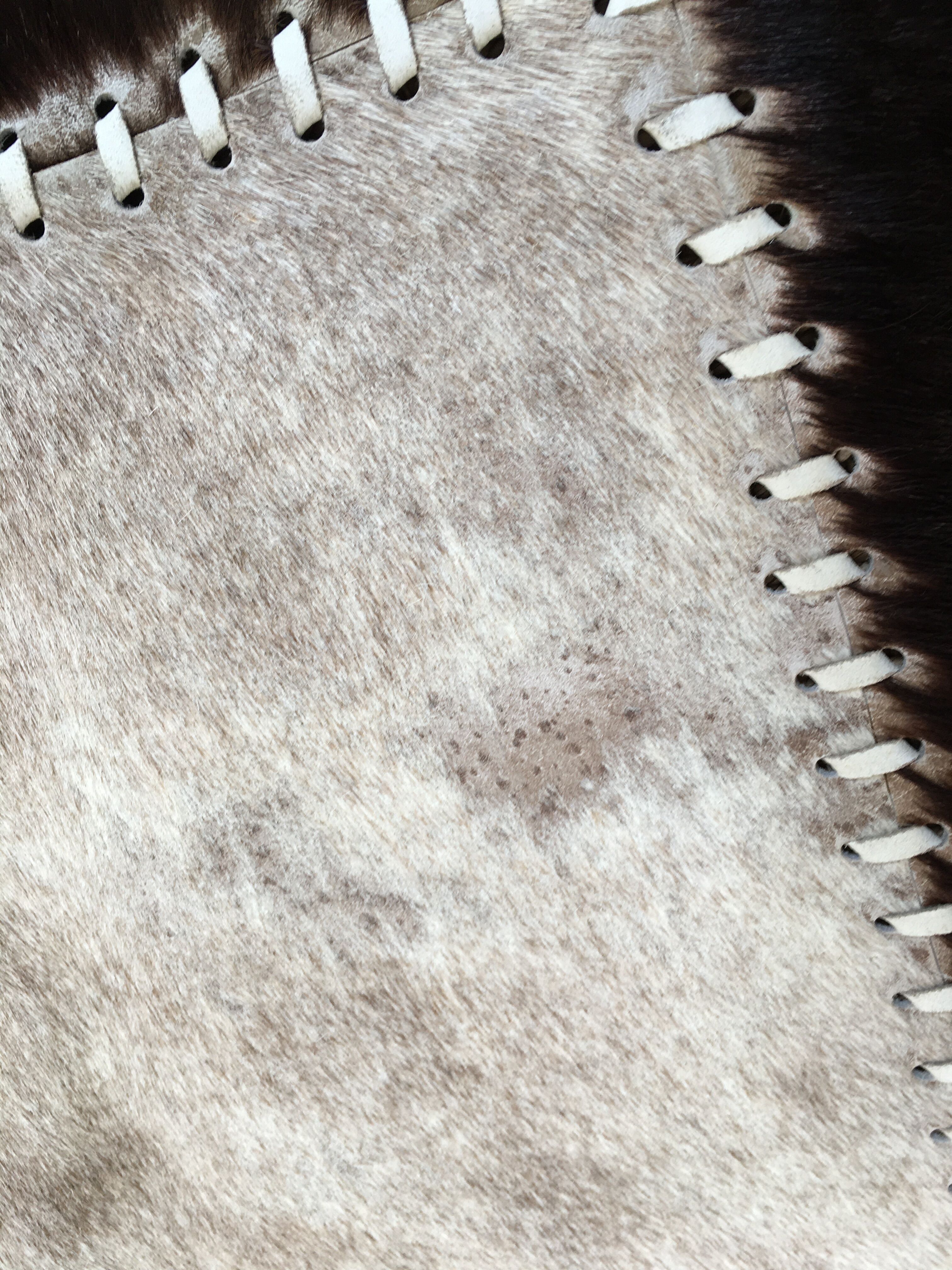 Lot of 2 carpets cow skins 120x60cm