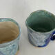 Set of 2 glazed ceramic mugs – Handmade rustic mugs