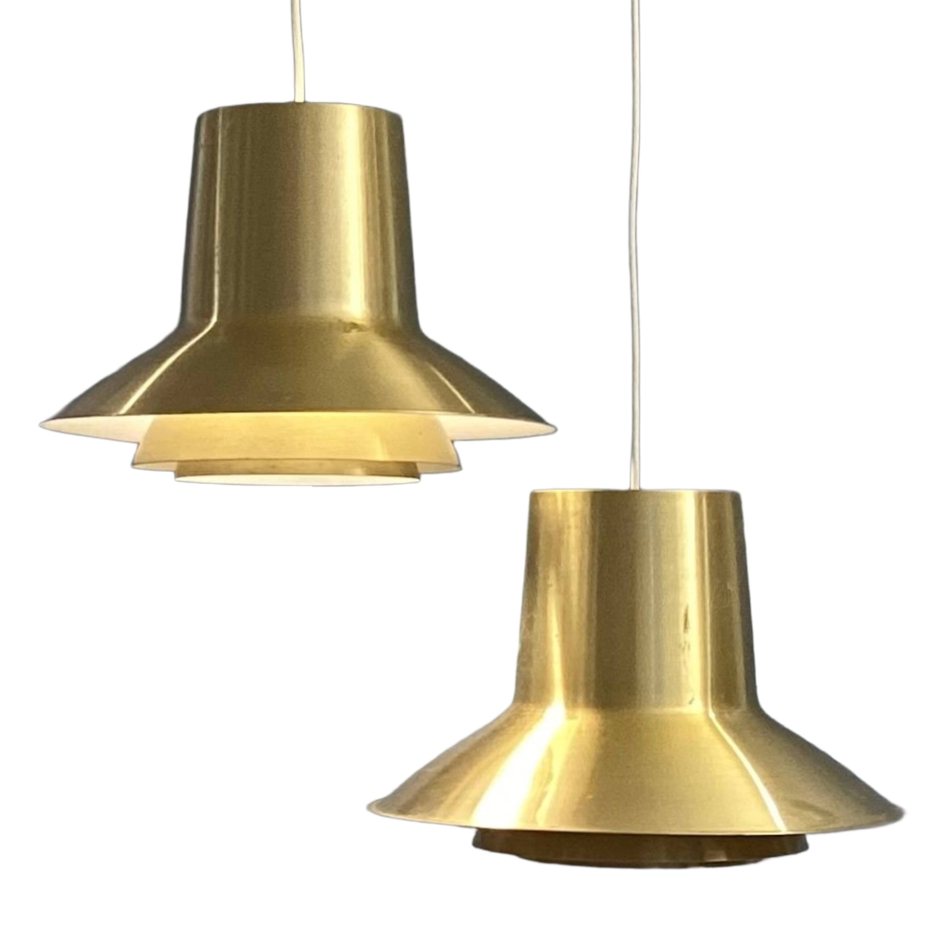 Pair of "Auditorie" pendants by Svend Middelboe for Nordisk Solar 1960
