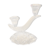 Ancient art deco glass candlestick