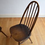 Pair of chairs 60s Ercol vintage