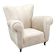 Italian Lounge Armchair in Beech Wood, Newly Upholstered, 1950s