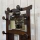 1930s oak coat rack