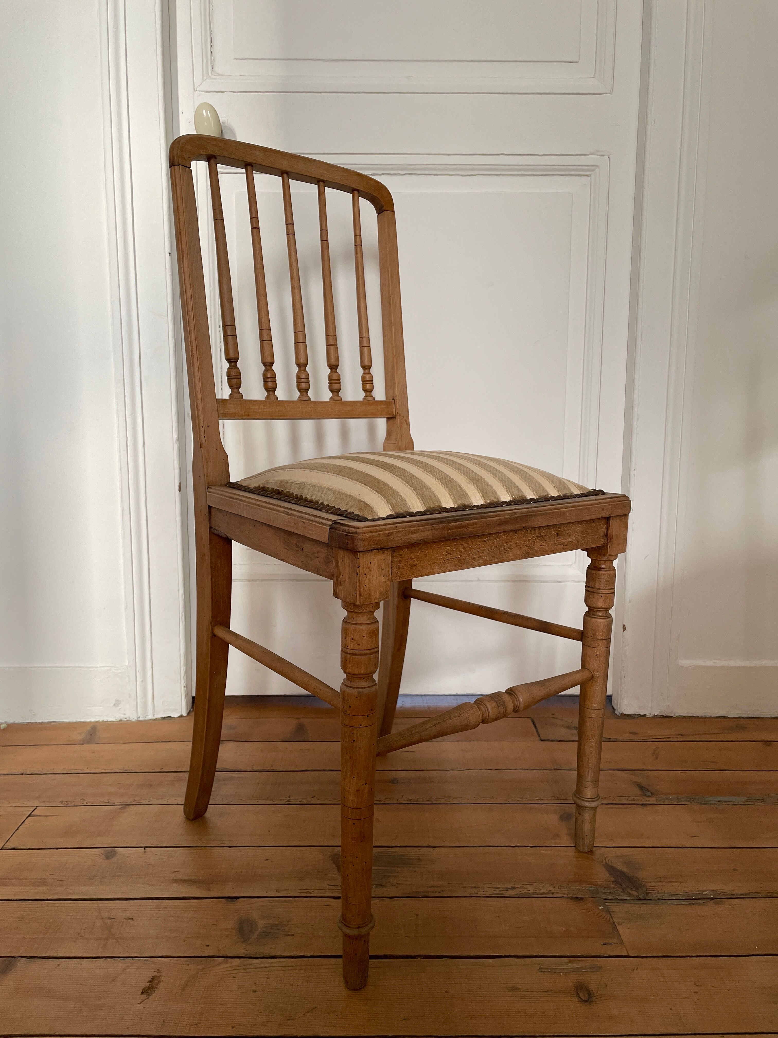 Series of 3 antique chairs Napoleon III