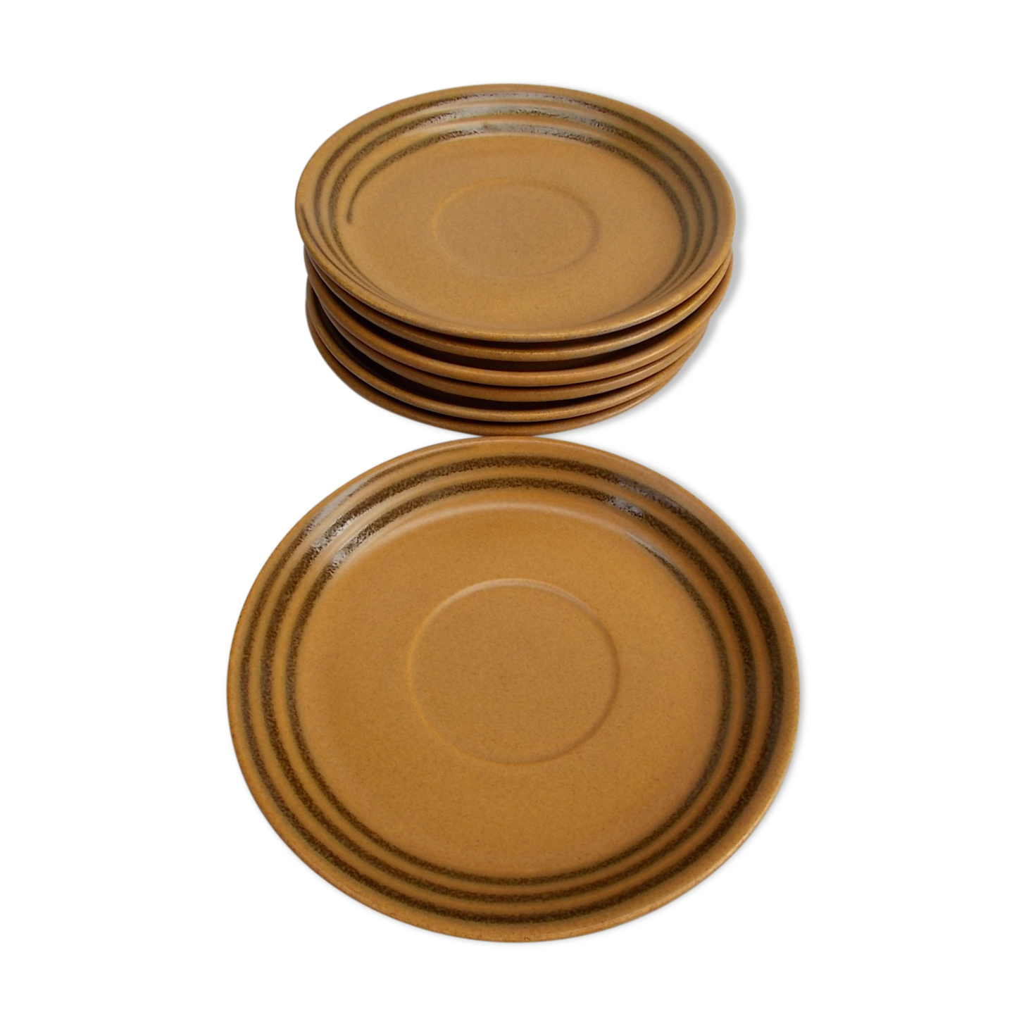 Lot 7 plates Sarreguemines Diam 18.5