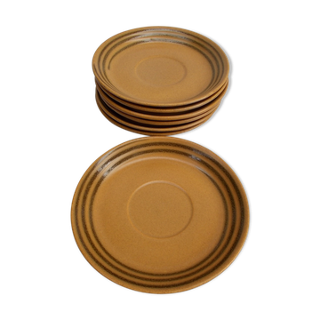 Lot of 7 Sarreguemines plates