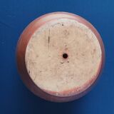 Varnished terracotta flower pots