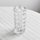 Windsor Luminarc transparent triangle vase.
