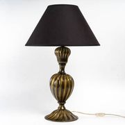 Paire de lampes de table en verre de Murano, Italie, 1950.