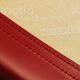 Set of 4 Zanotta armchairs in red leather