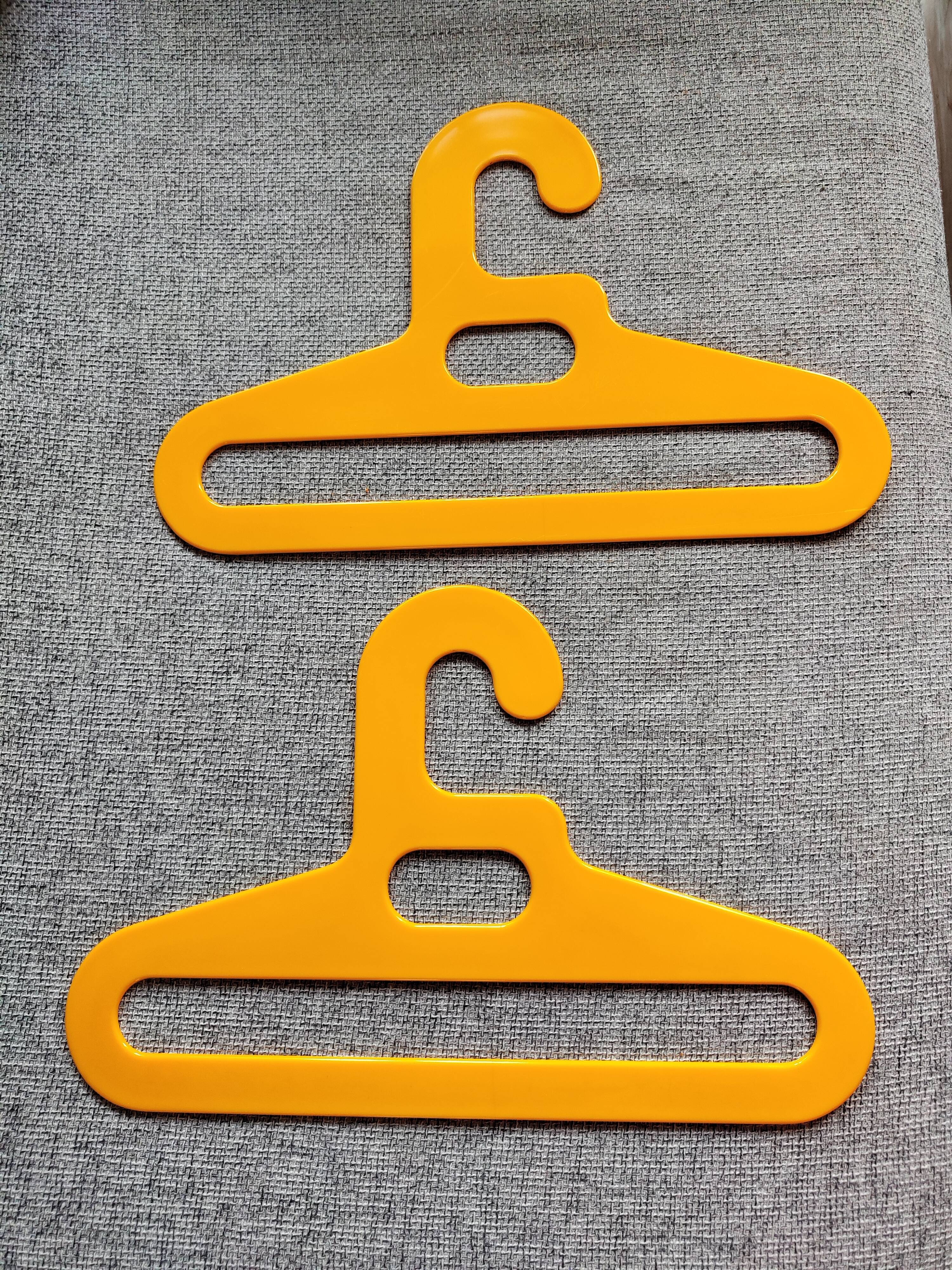Vintage space age hangers from the 1970s