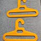 Vintage space age hangers from the 1970s