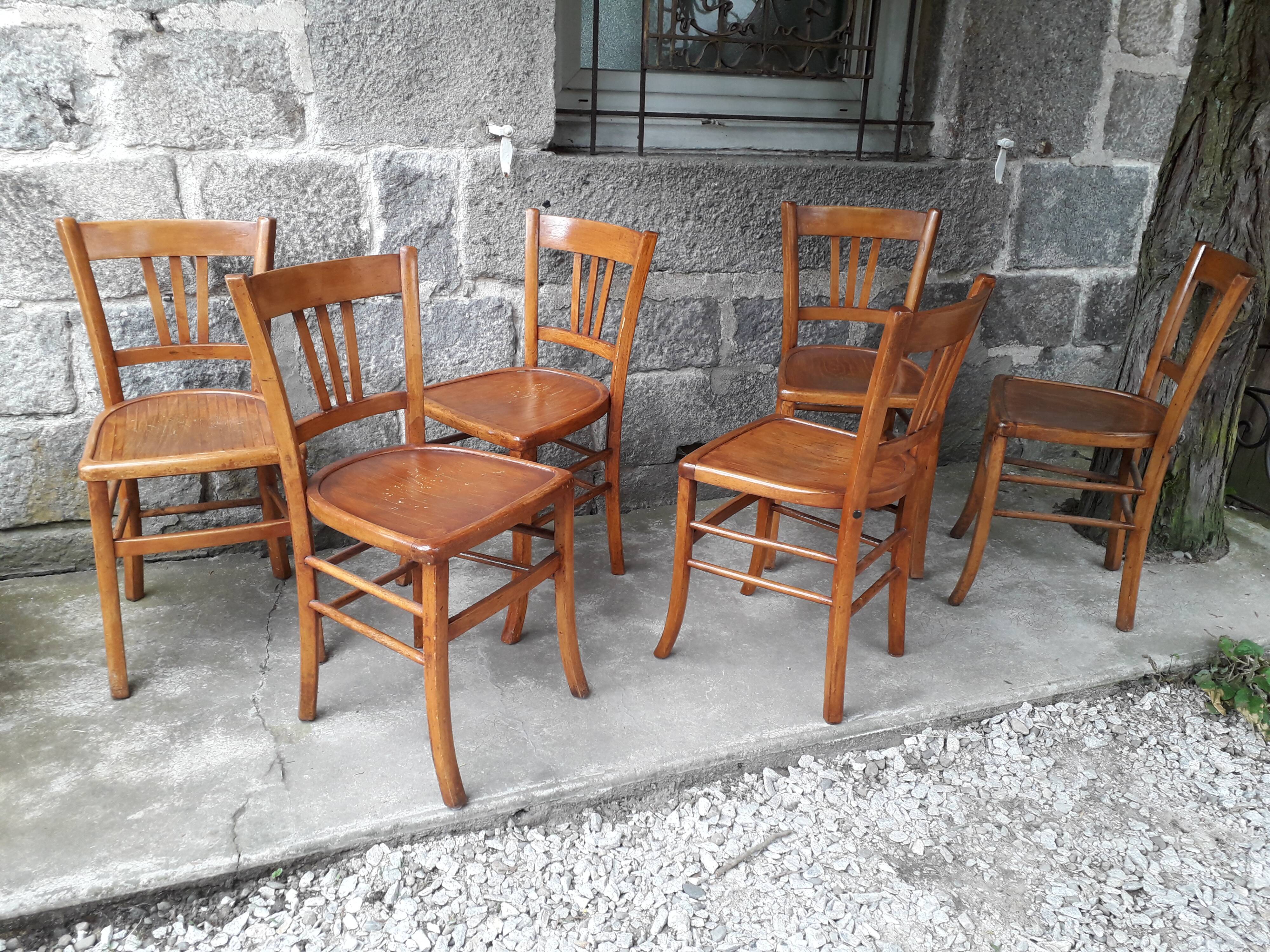 Set de 6 chaises bistrot Luterma