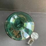 Carafe Art déco bleu turquoise